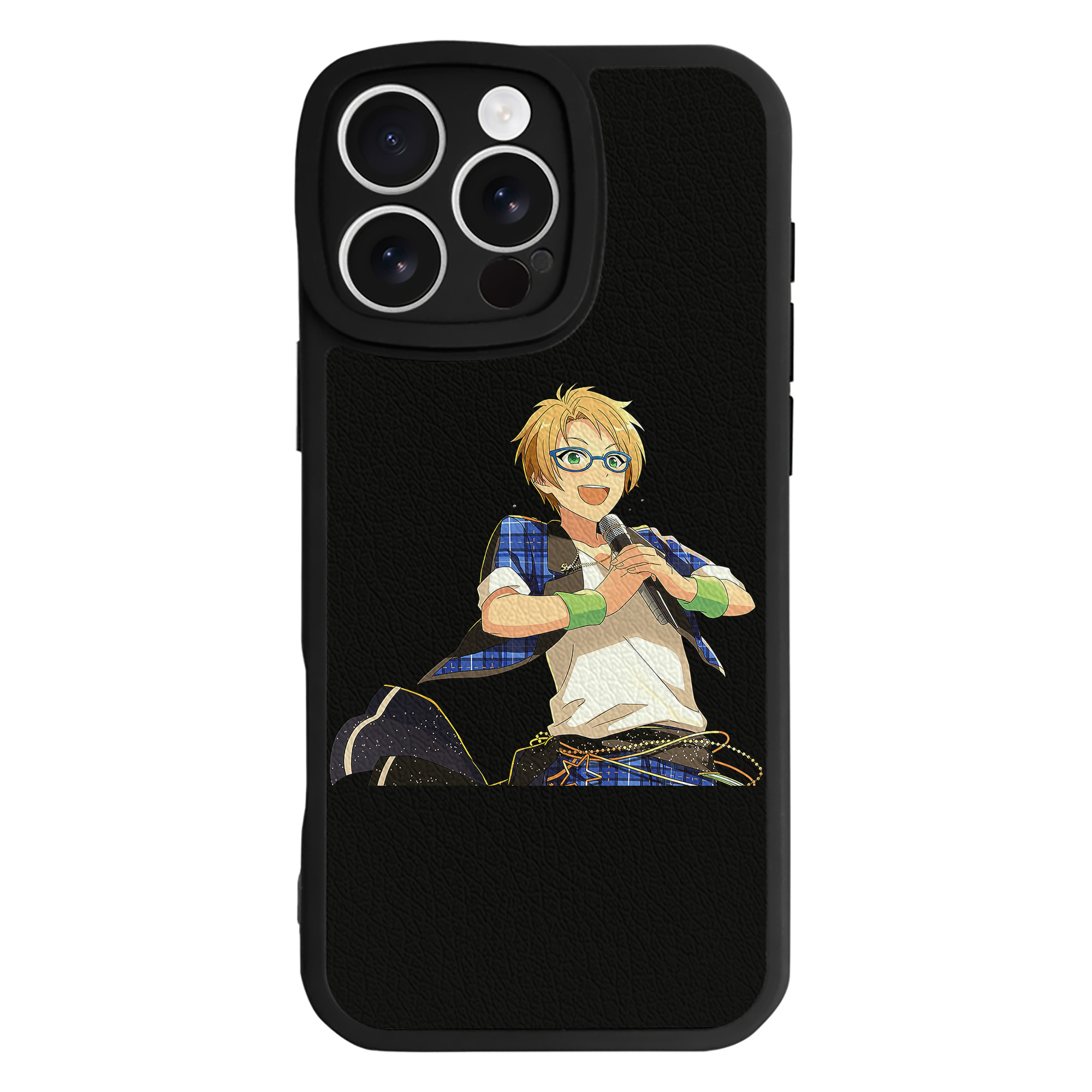 （画像用） あんさんぶるスターズ! Ensemble Stars 【iPhone 16シリーズ対応】シリコンスマホケース（レザー調） 材質：シリコン